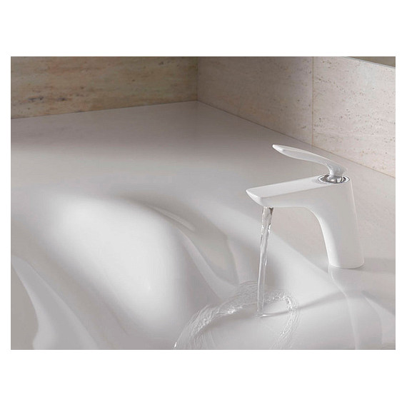 Смеситель для раковины Kludi Balance 520269175, белый фото 5