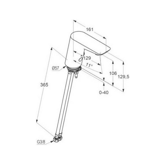 Смеситель для раковины электронный Kludi Balance 5210505 фото 5
