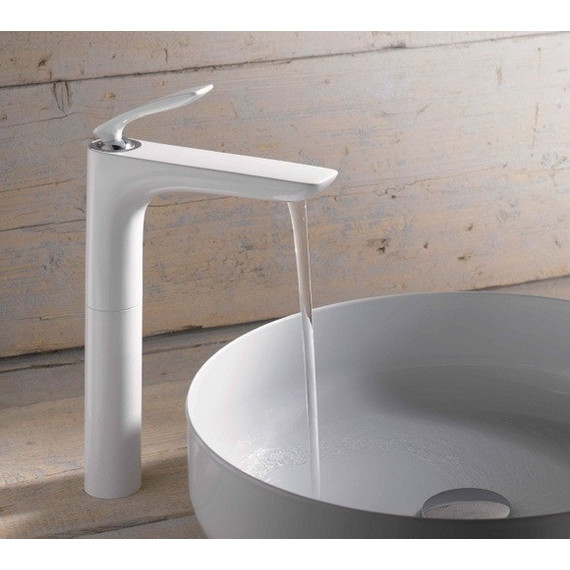 Смеситель для раковины высокий Kludi Balance 212 мм 522969175, белый - 5 Смеситель для раковины высокий Kludi Balance 212 мм 522969175, белый фото 5