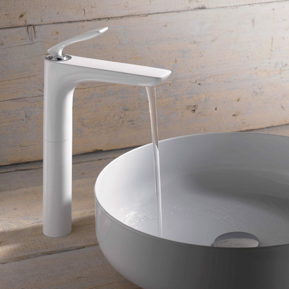 Смеситель для раковины высокий Kludi Balance 272 мм 522989175, белый - 5 Смеситель для раковины высокий Kludi Balance 272 мм 522989175, белый фото 5