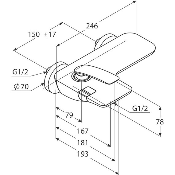 Смеситель для ванны Kludi Balance 524450575 фото 8