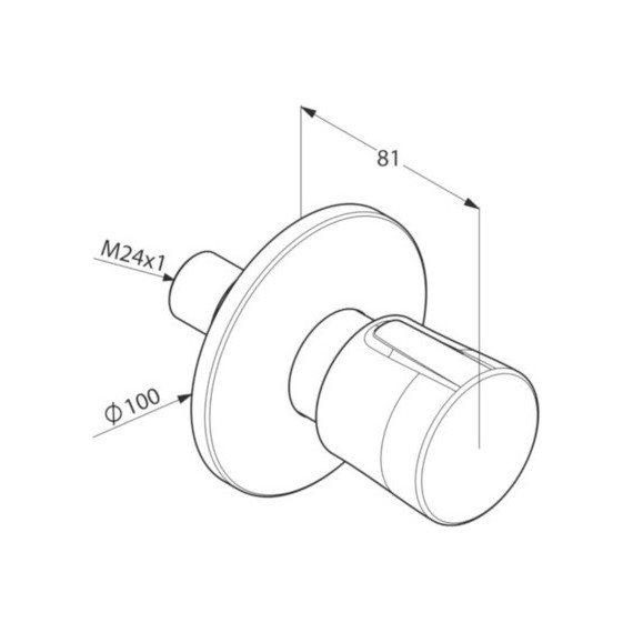 Переключатель на 2 положения Kludi Balance 528470575 фото 2