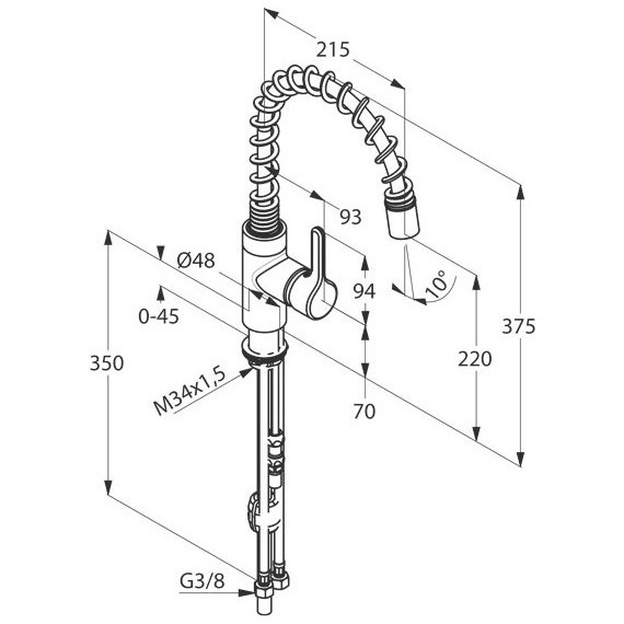 Смеситель для кухни Kludi Bingo Star 200 428550578 фото 4