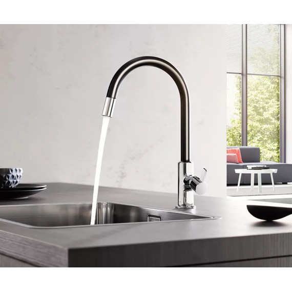 Смеситель для кухни Kludi Bingo Star XS 468518778, чёрный - 2 Смеситель для кухни Kludi Bingo Star XS 468518778, чёрный фото 2