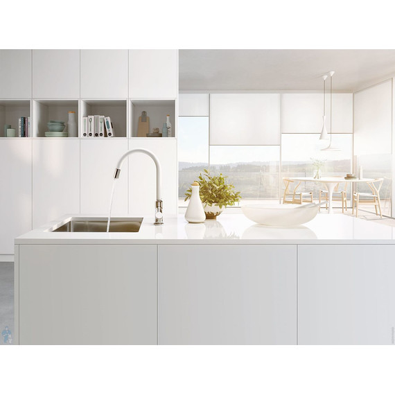 Смеситель для кухни Kludi Bingo Star XS 468519378, белый фото 2