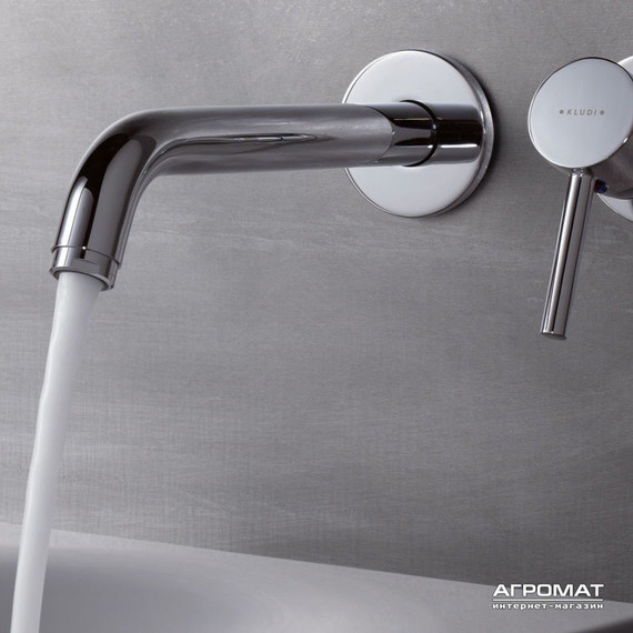 Смеситель для раковины настенный Kludi Bozz 180 мм 382440576 - 2 Смеситель для раковины настенный Kludi Bozz 180 мм 382440576 фото 2