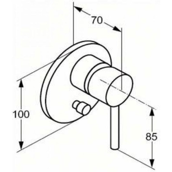 Смеситель для ванны Kludi Bozz 387160576 фото 3