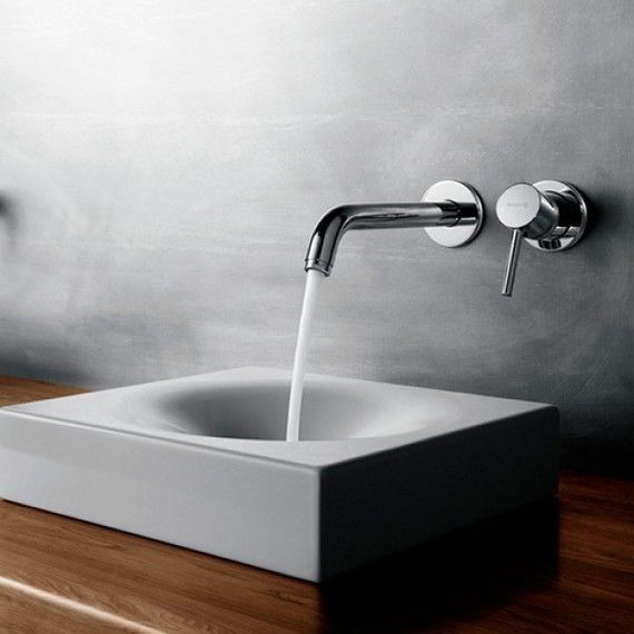 Смеситель для раковины настенный Kludi Bozz 180 мм 382440576 - 3 Смеситель для раковины настенный Kludi Bozz 180 мм 382440576 фото 3