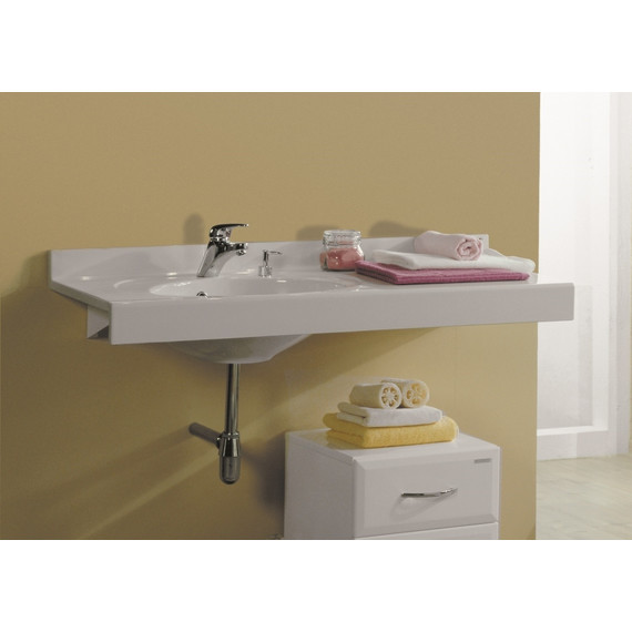 Раковина Акватон Отель 120 см 1A70093NOT01L - 2 Раковина Акватон Отель 120 см 1A70093NOT01L фото 2