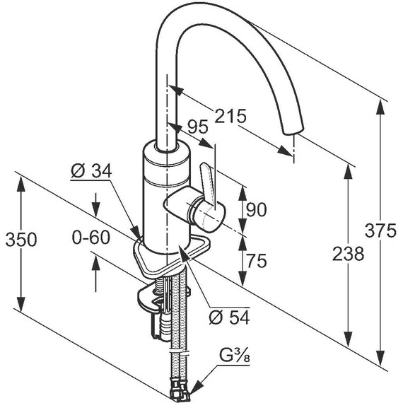 Смеситель для кухни электронный Kludi E-GO 422100575 фото 6
