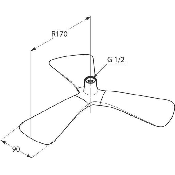 Верхний душ Kludi Fizz 6757805-00 фото 6