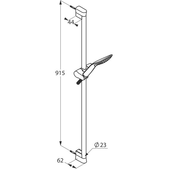 Душевой гарнитур Kludi Fizz 6764005-00 900 мм фото 5