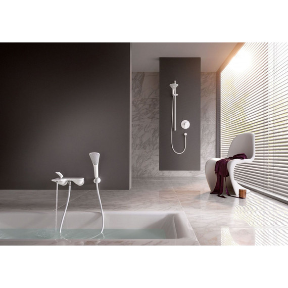 Душевой гарнитур Kludi Fizz 1S 6765091-00, белый - 2 Душевой гарнитур Kludi Fizz 1S 6765091-00, белый фото 2