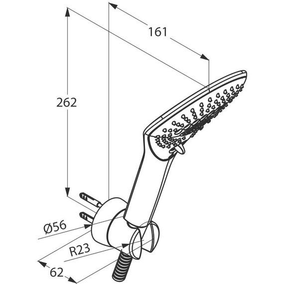 Душевой гарнитур Kludi Fizz 3S 6775091-00, белый - 3 Душевой гарнитур Kludi Fizz 3S 6775091-00, белый фото 3