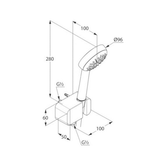 Душевой гарнитур Kludi Logo 6867005-00 - 4 Душевой гарнитур Kludi Logo 6867005-00 фото 4