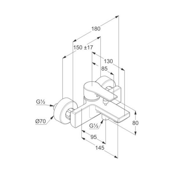 Смеситель для ванны Kludi Zenta SL 486700565 фото 3