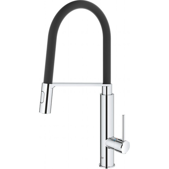 Смеситель для кухни Grohe Concetto new 31491000, хром/чёрный фото 2