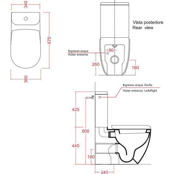 Унитаз-компакт ArtCeram File 2.0 FLV003 01 00 bi фото 4