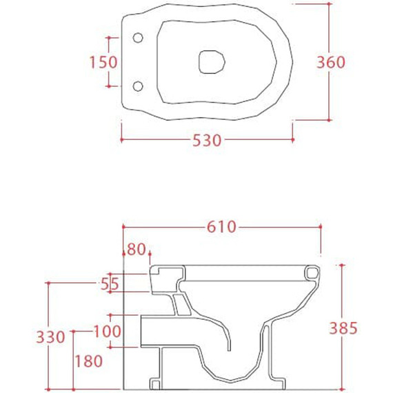 Унитаз приставной ArtCeram Hermitage HEV003 01 00 фото 6