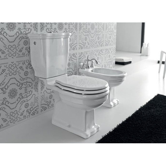 Унитаз-компакт горизонтальный слив ArtCeram Hermitage HEV004 01 00 фото 3