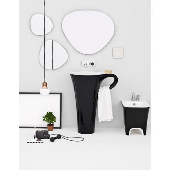 Раковина отдельностоящая ArtCeram Cup 70 см OSL004 01 50 bi/nero - 3 Раковина отдельностоящая ArtCeram Cup 70 см OSL004 01 50 bi/nero фото 3