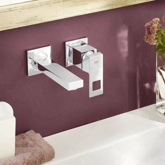 Смеситель для раковины настенный Grohe Eurocube 19895000 - 4 Смеситель для раковины настенный Grohe Eurocube 19895000 фото 4