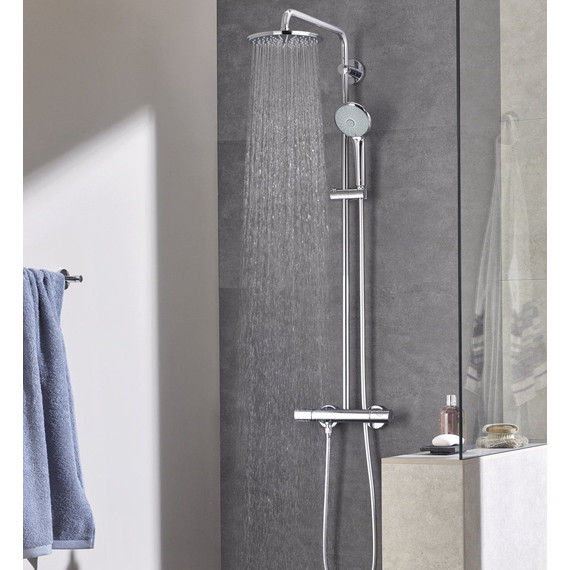 Душевая стойка с термостатом Grohe Euphoria System 210 27964000 - 2 Душевая стойка с термостатом Grohe Euphoria System 210 27964000 фото 2