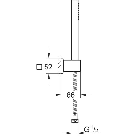 Душевой гарнитур Grohe Euphoria Cube+ 27889000, латунь - 2 Душевой гарнитур Grohe Euphoria Cube+ 27889000, латунь фото 2
