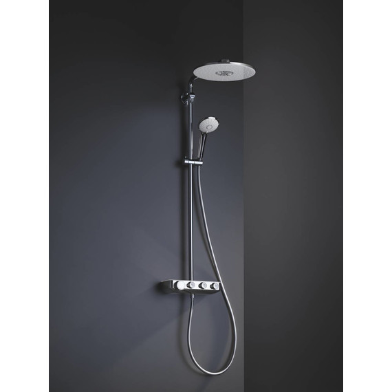 Душевая стойка с термостатом Grohe Euphoria SmartControl System 310 DUO 26507LS0, белая луна - 4 Душевая стойка с термостатом Grohe Euphoria SmartControl System 310 DUO 26507LS0, белая луна фото 4