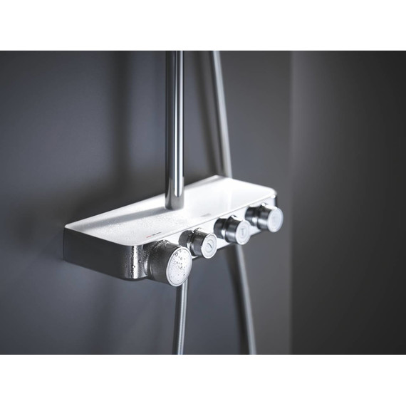 Душевая стойка с термостатом Grohe Euphoria SmartControl System 310 DUO 26507LS0, белая луна - 2 Душевая стойка с термостатом Grohe Euphoria SmartControl System 310 DUO 26507LS0, белая луна фото 2