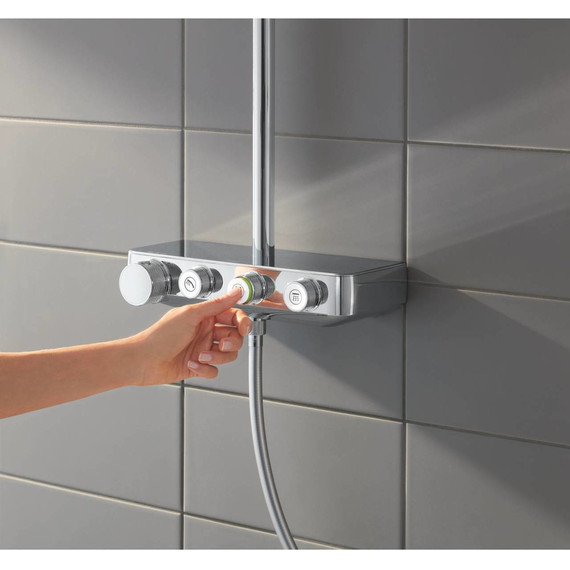 Душевая стойка с термостатом Grohe Euphoria SmartControl System 310 DUO 26508000 - 5 Душевая стойка с термостатом Grohe Euphoria SmartControl System 310 DUO 26508000 фото 5