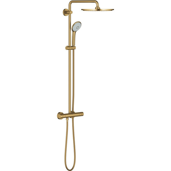 Душевая стойка с термостатом Grohe Euphoria XXL System 310 26075GN0, холодный рассвет фото 