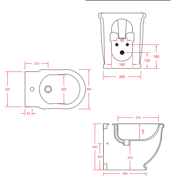 Биде напольное ArtCeram Hermitage HEB001 01 00 bi - 9 Биде напольное ArtCeram Hermitage HEB001 01 00 bi фото 9