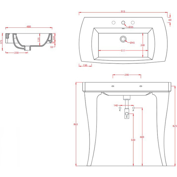 Раковина на ножках ArtCeram Jazz 90 см JZL001 01 00*1+JZC002 51 00/ JZ23 - 3 Раковина на ножках ArtCeram Jazz 90 см JZL001 01 00*1+JZC002 51 00/ JZ23 фото 3