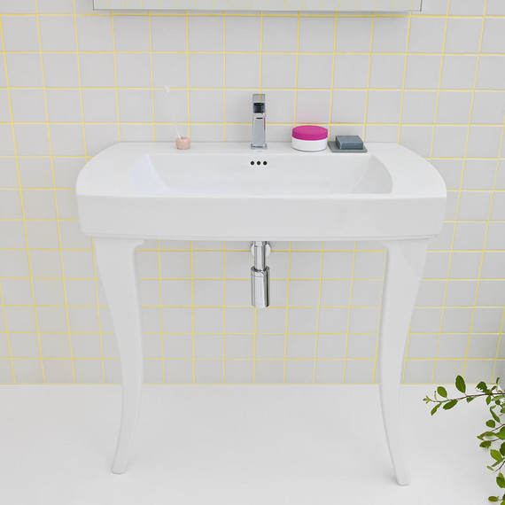 Раковина на ножках ArtCeram Jazz 90 см JZL001 01 00*1+JZC002 01 00 - 3 Раковина на ножках ArtCeram Jazz 90 см JZL001 01 00*1+JZC002 01 00 фото 3