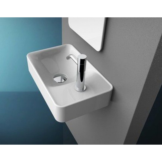 Раковина подвесная ArtCeram Lavamani Union 45 см LML003 01 00 bi - 3 Раковина подвесная ArtCeram Lavamani Union 45 см LML003 01 00 bi фото 3