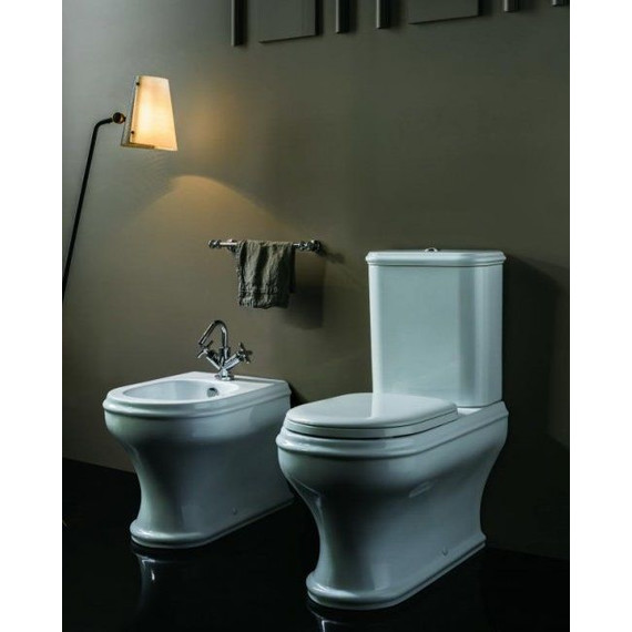 Унитаз-компакт Azzurra Charme CHVCMP000000BI с крышкой микролифт фото 4