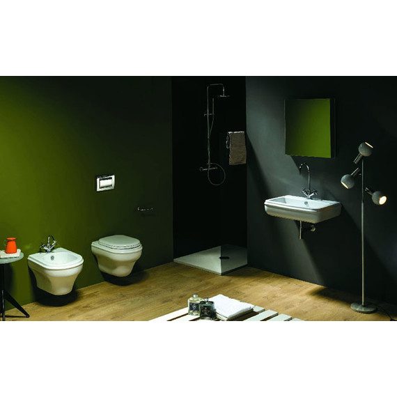 Унитаз подвесной Azzurra Charme CHVKSP000000BI с крышкой микролифт фото 5