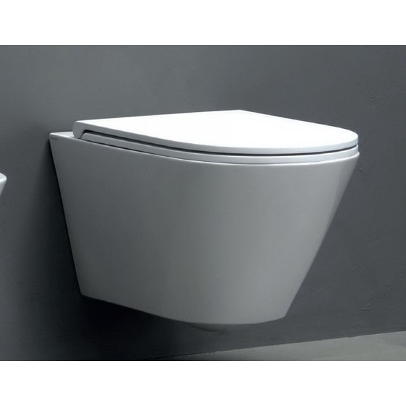 Унитаз подвесной Azzurra Forma FMVKSPE00000BI с тонкой крышкой микролифт - 3 Унитаз подвесной Azzurra Forma FMVKSPE00000BI с тонкой крышкой микролифт фото 3