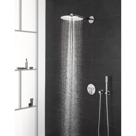 Верхний душ Grohe Rainshower SmartActive 26475LS0, 310 мм, белая луна фото 4