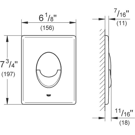 Кнопка смыва Grohe Skate Air 38505000 фото 3