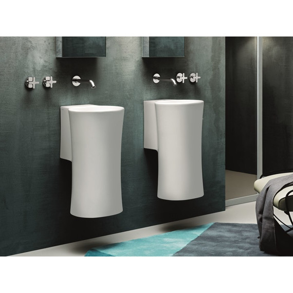 Раковина подвесная Azzurra Nativo 35 см LALS035370N0BI фото 5