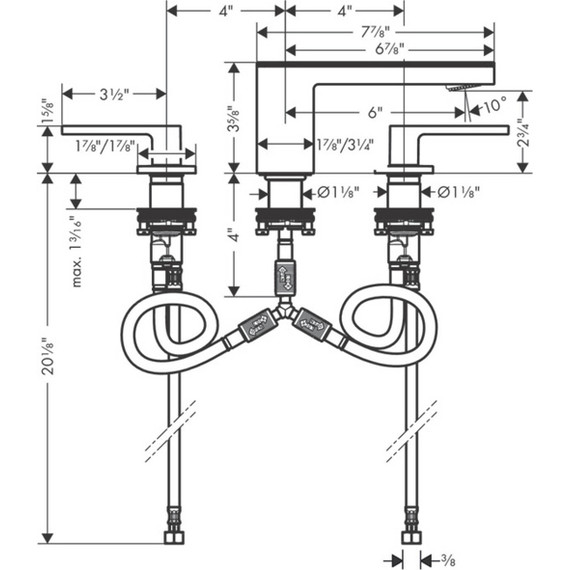 Смеситель для раковины Axor MyEdition 47052000, хром/орех, Цвет производителя: хром, орех фото 2