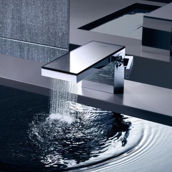 Смеситель для раковины Axor MyEdition 47010000, хром/зеркальное стекло, Цвет производителя: хром, зеркальное стекло фото 2