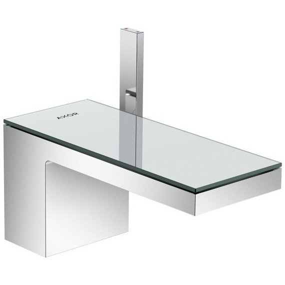Смеситель для раковины Axor MyEdition 47010000, хром/зеркальное стекло, Цвет производителя: хром, зеркальное стекло фото 