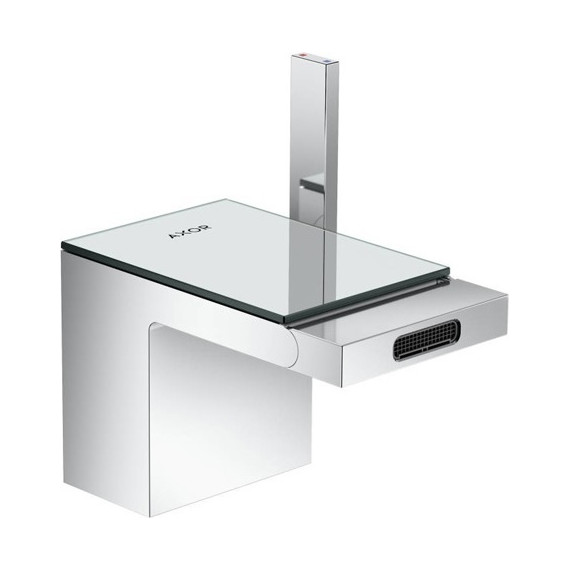 Смеситель для биде Axor MyEdition 47210000, хром/зеркальное стекло, Цвет производителя: хром, зеркальное стекло фото 