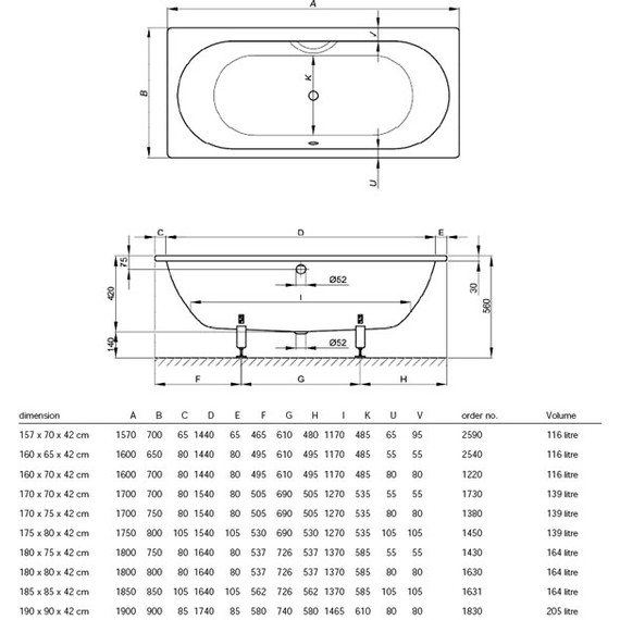 Ванна стальная Bette Starlet 190х90 см 1830-000 фото 6