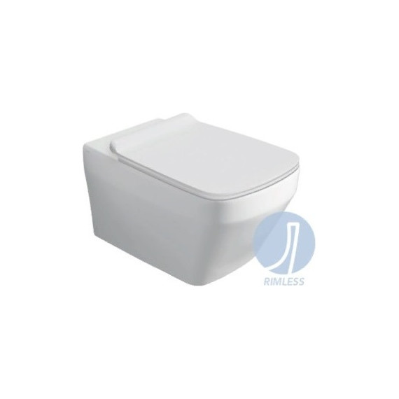 Унитаз подвесной безободковый Simas Baden Baden BB18bi фото 3