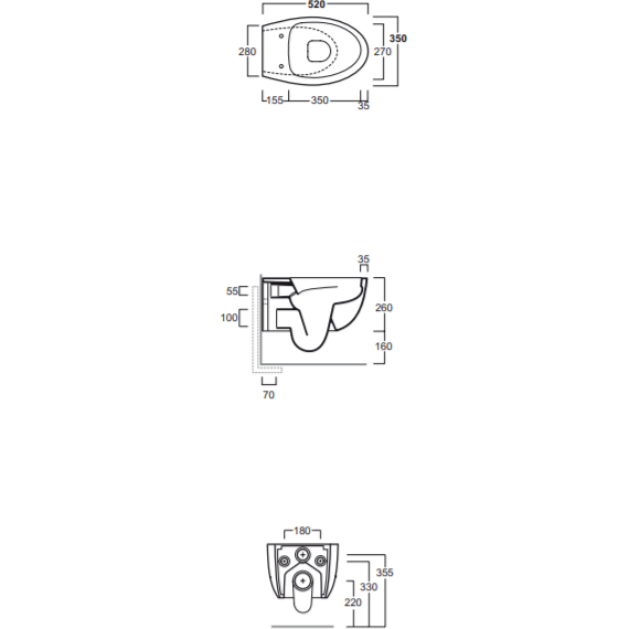 Унитаз подвесной безободковый Simas Bormio BR18bi фото 6