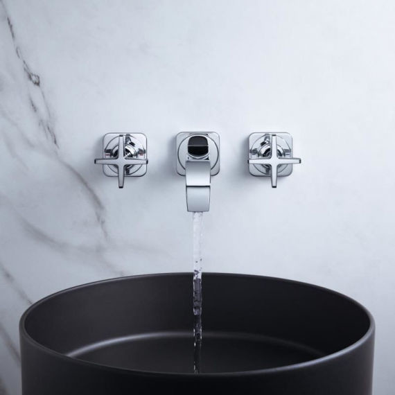 Смеситель для раковины настенный Axor Citterio E 36107000 фото 3